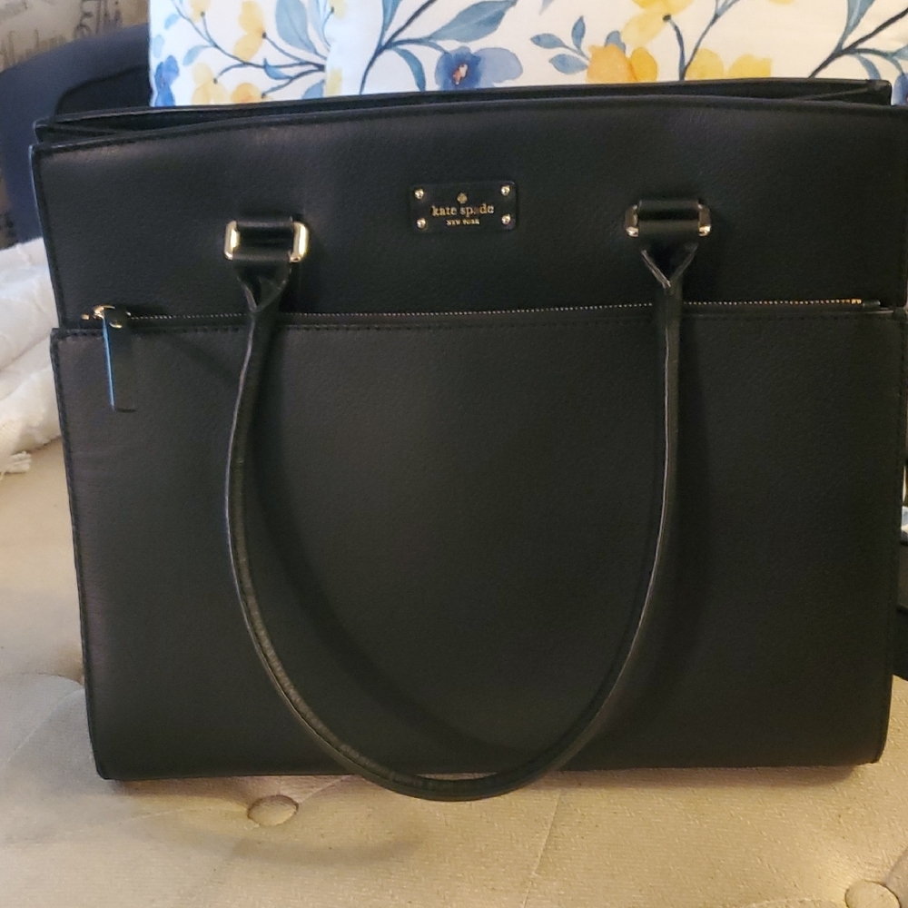 Kate Spade Black Leather Shoulder Bag